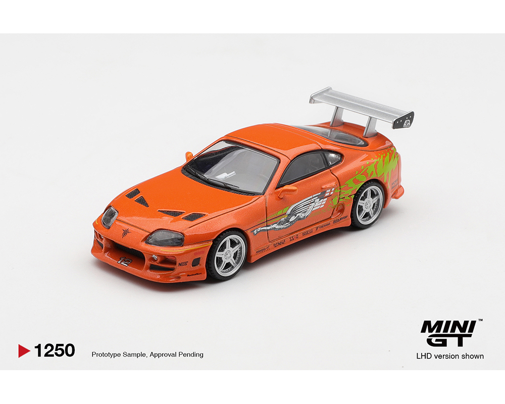 Mini GT 1:64 Fast and Furious Toyota Supra BOMEX Brian O'Conner Limited Edition Diecast Scale Model MGT01250 - Preorder