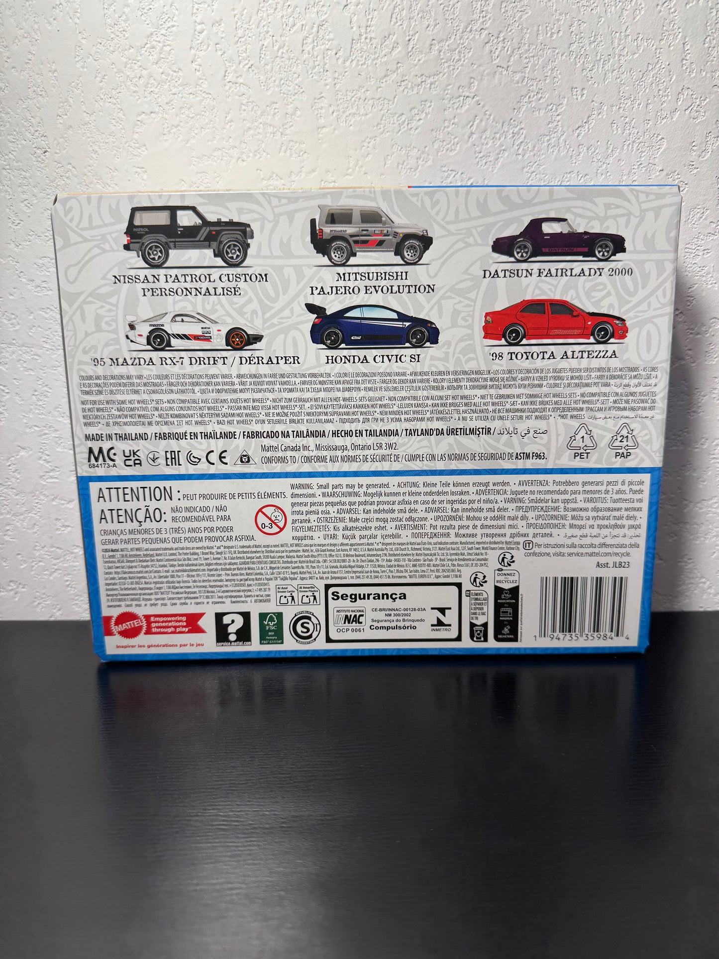 Hot Wheels Silver Series Streets of Japan JDM 6-Pack 1:64