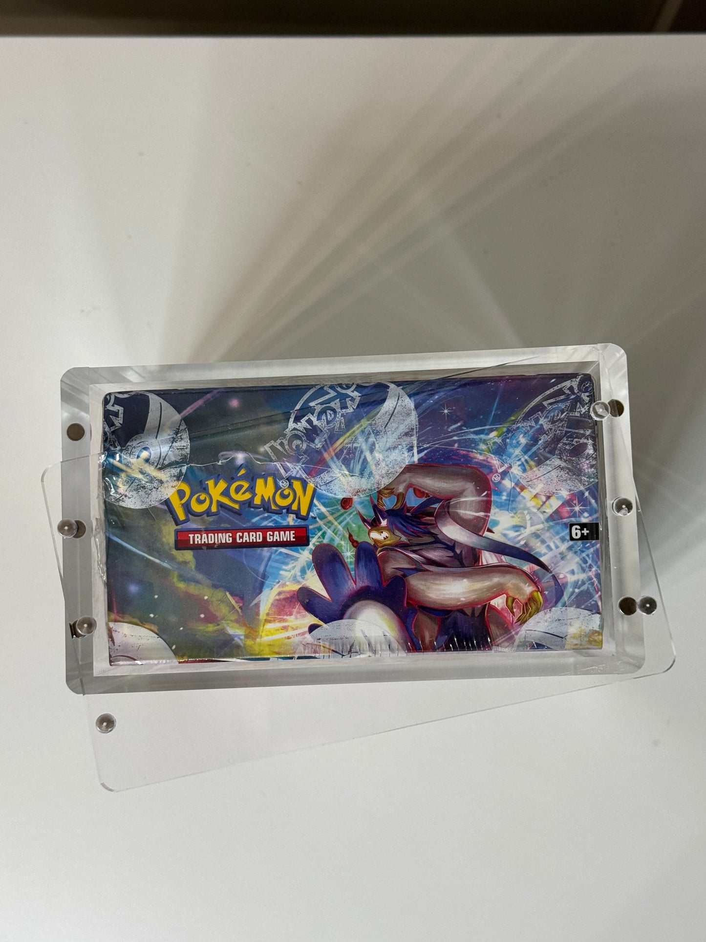 Pokemon Booster Box Acrylic Display Case UV Resistant Magnetic Lid Collector Protector CA Collects