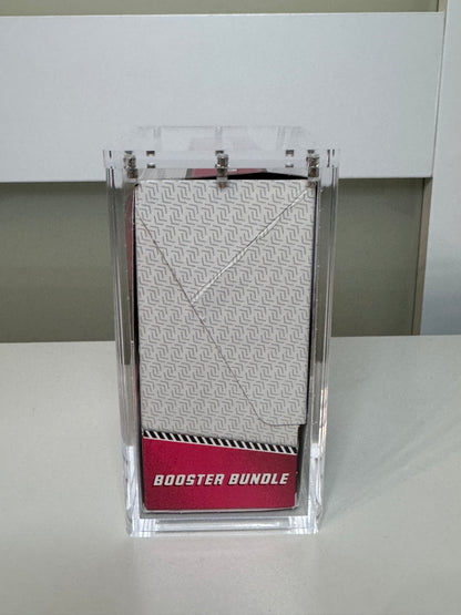 Pokemon Booster Bundle Acrylic Display Case UV Resistant Magnetic Lid Collector Protector CA Collects