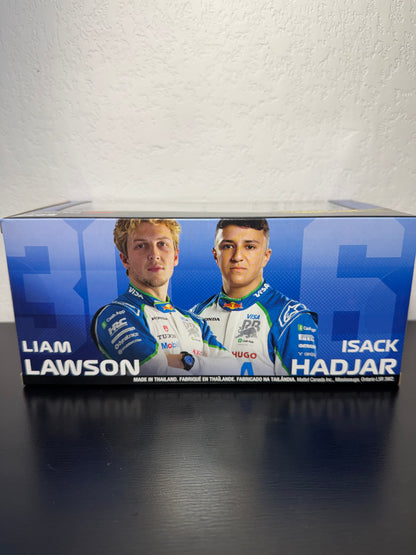 Hot Wheels Premium Visa Cash App Racing Bulls Formula One Team 2-Pack Lawson & Hadjar JMM94 1:64
