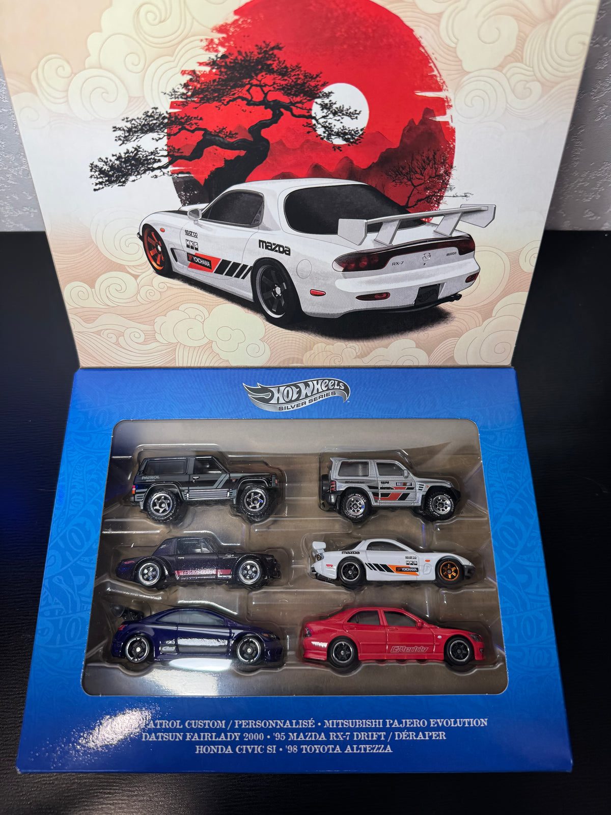 Hot Wheels Silver Series Streets of Japan JDM 6-Pack 1:64
