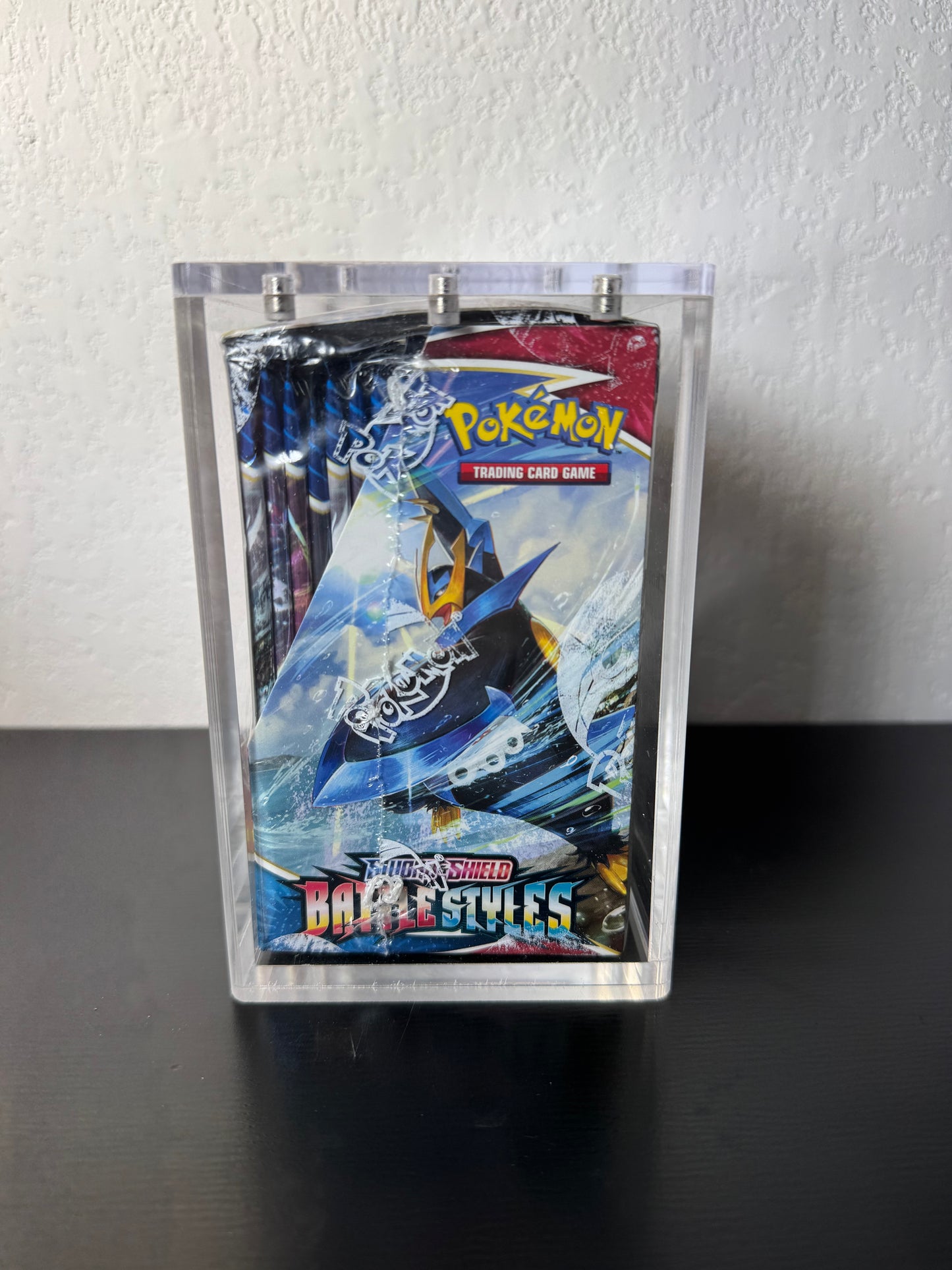Pokemon Booster Box Acrylic Display Case UV Resistant Magnetic Lid Collector Protector CA Collects