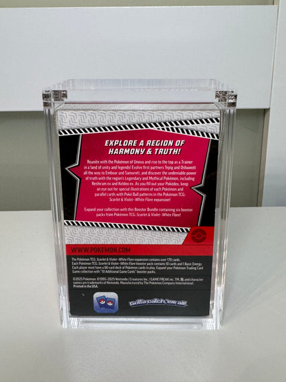 Pokemon Booster Bundle Acrylic Display Case UV Resistant Magnetic Lid Collector Protector CA Collects