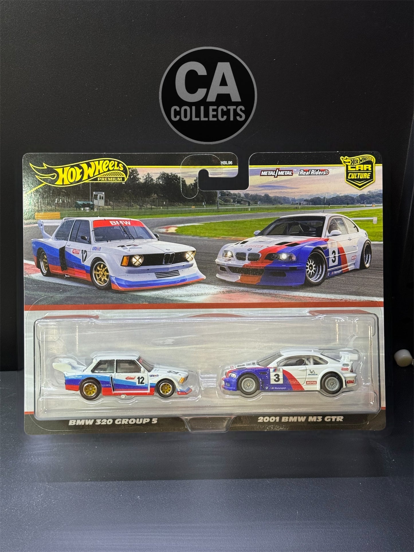 Hot Wheels Car Culture Premium 2-Pack BMW E30 Group 5 & 2001 BMW M3 GTR