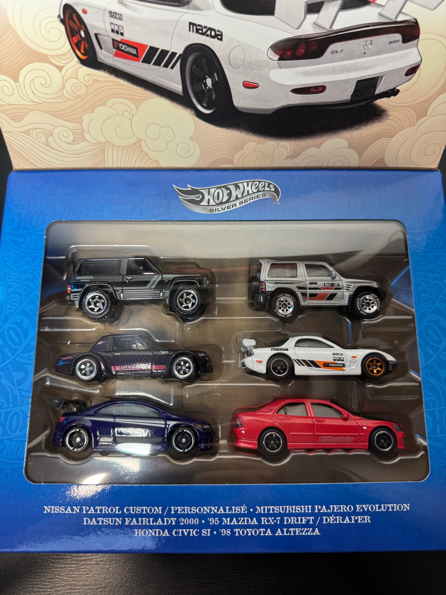 Hot Wheels Silver Series Streets of Japan JDM 6-Pack 1:64