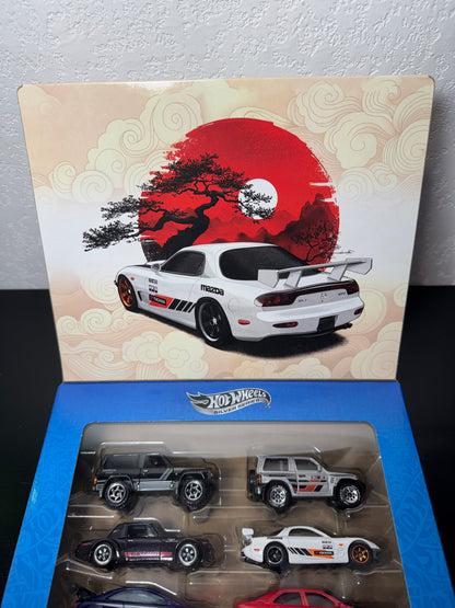 Hot Wheels Silver Series Streets of Japan JDM 6-Pack 1:64