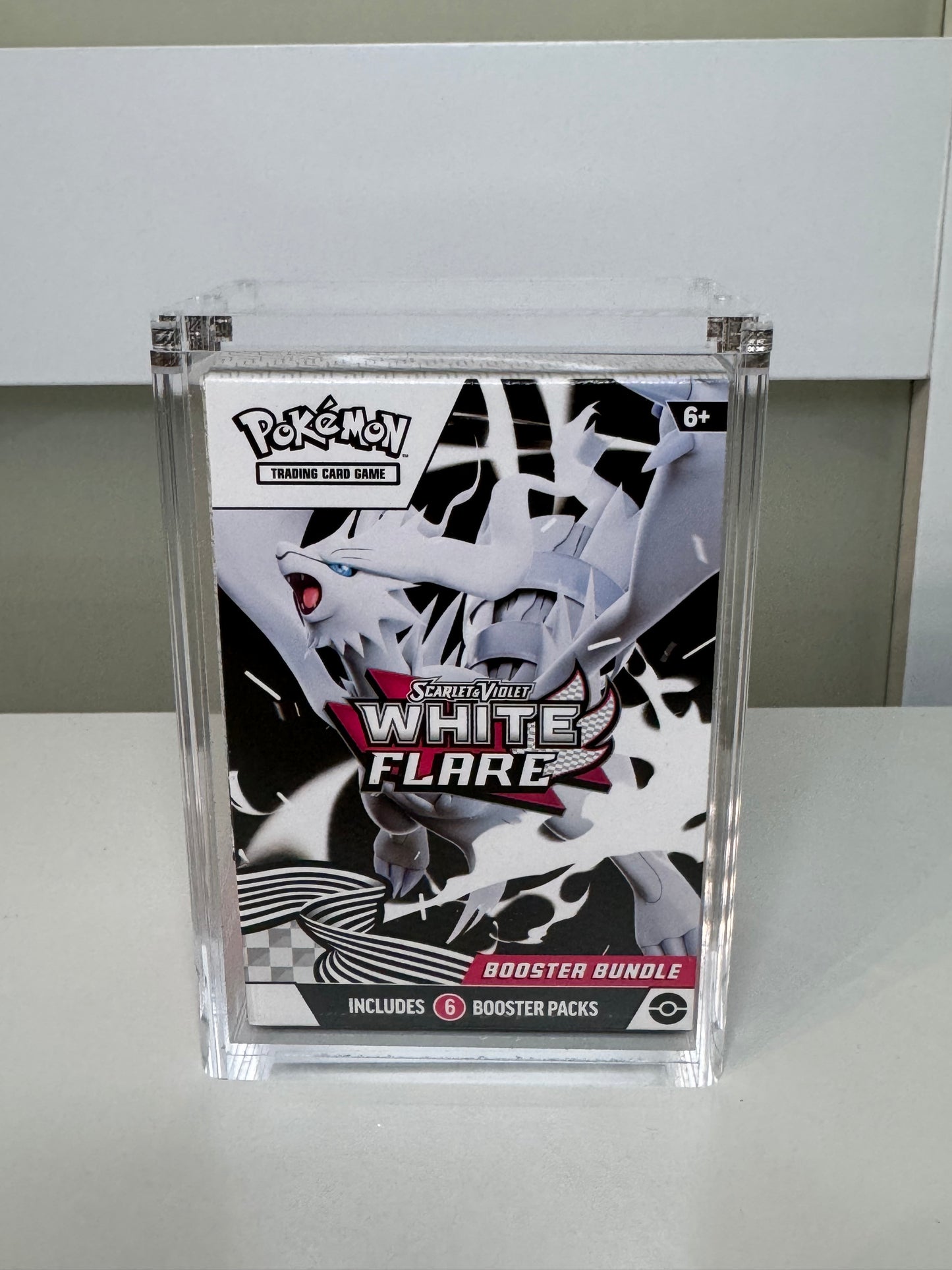 Pokemon Booster Bundle Acrylic Display Case UV Resistant Magnetic Lid Collector Protector CA Collects