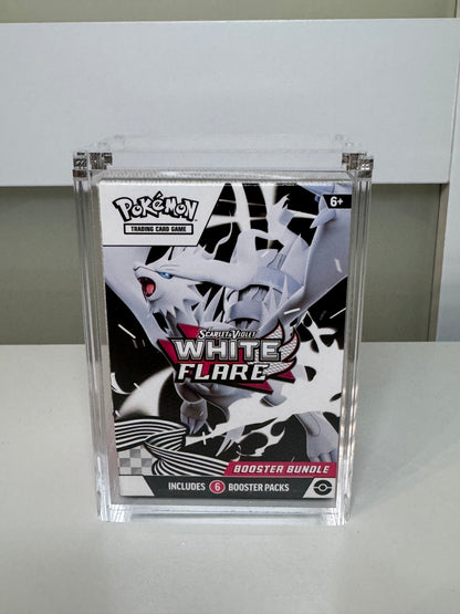 Pokemon Booster Bundle Acrylic Display Case UV Resistant Magnetic Lid Collector Protector CA Collects
