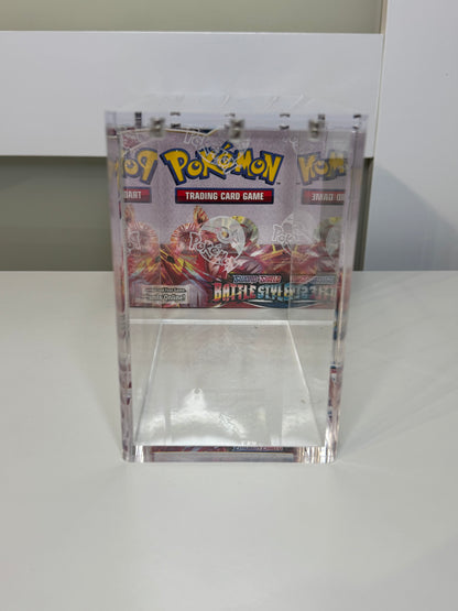 Pokemon Booster Box Acrylic Display Case UV Resistant Magnetic Lid Collector Protector CA Collects