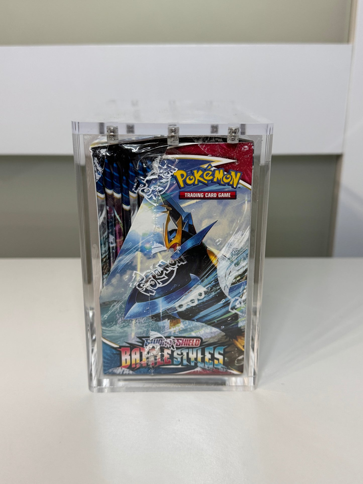 Pokemon Booster Box Acrylic Display Case UV Resistant Magnetic Lid Collector Protector CA Collects