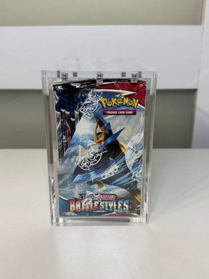 Pokemon Booster Box Acrylic Display Case UV Resistant Magnetic Lid Collector Protector CA Collects