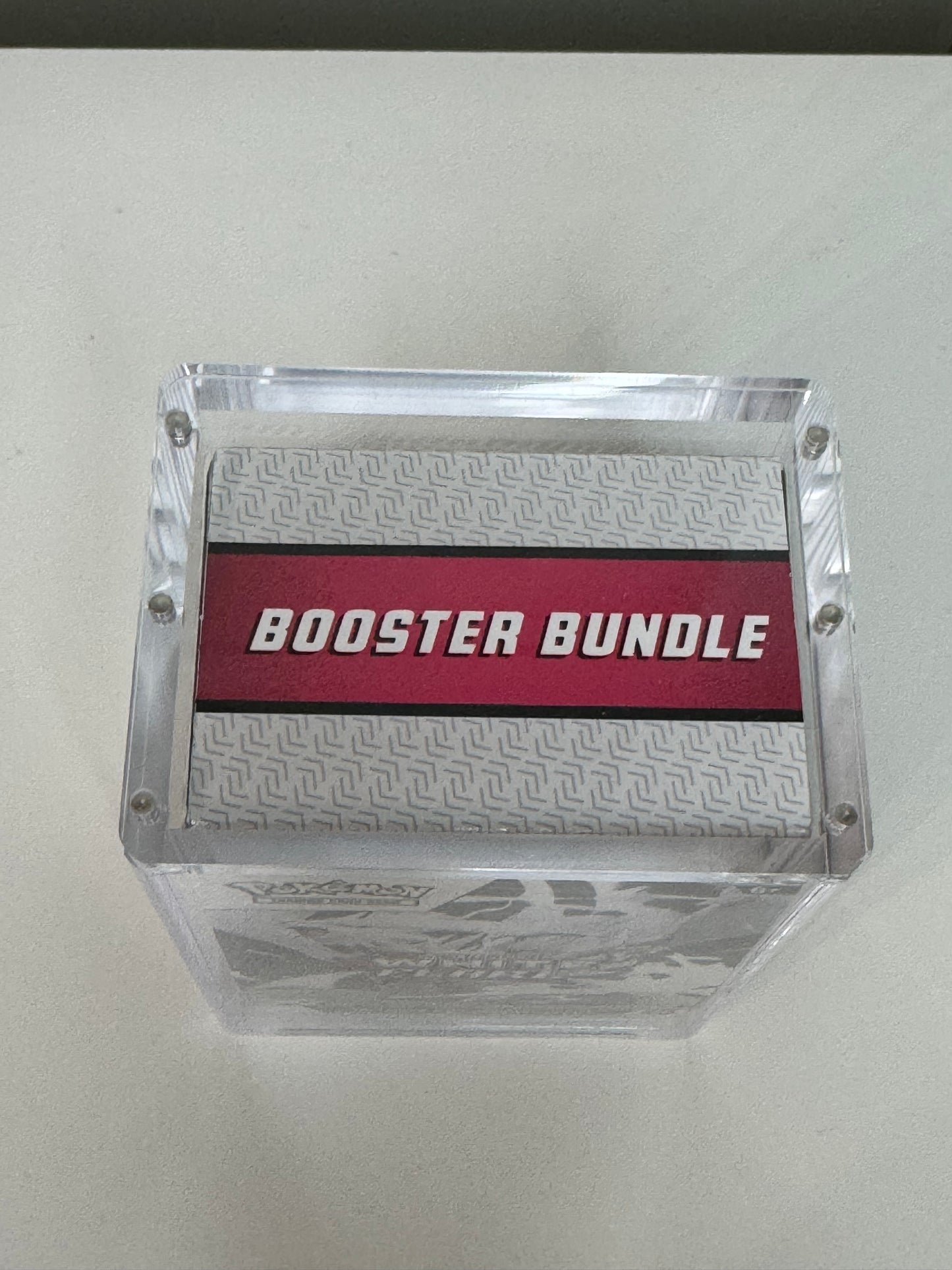 Pokemon Booster Bundle Acrylic Display Case UV Resistant Magnetic Lid Collector Protector CA Collects