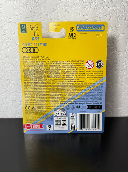Matchbox 1:64 Collectors 2023 Audi RS 6 Avant White #13