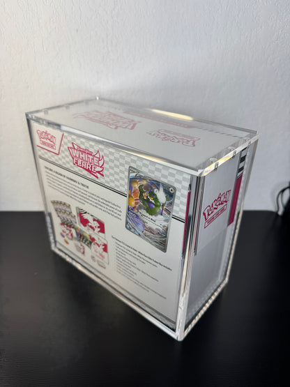 Pokemon ETB Magnetic Display Case Elite Trainer Box Protector Curved Edges