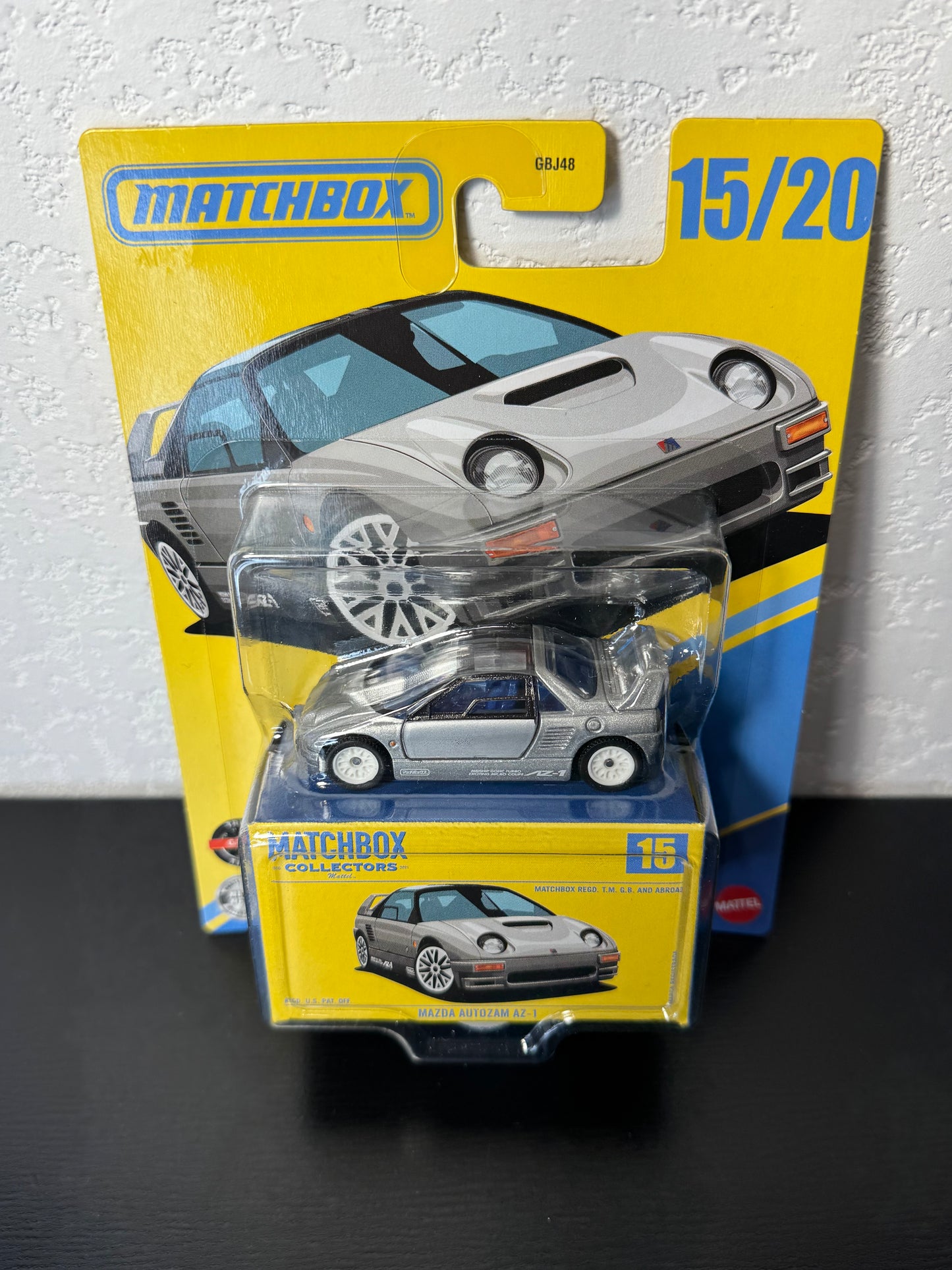 Matchbox Collectors Mazda Autozam AZ-1 Mazdaspeed Silver #15 MB1623 1:64