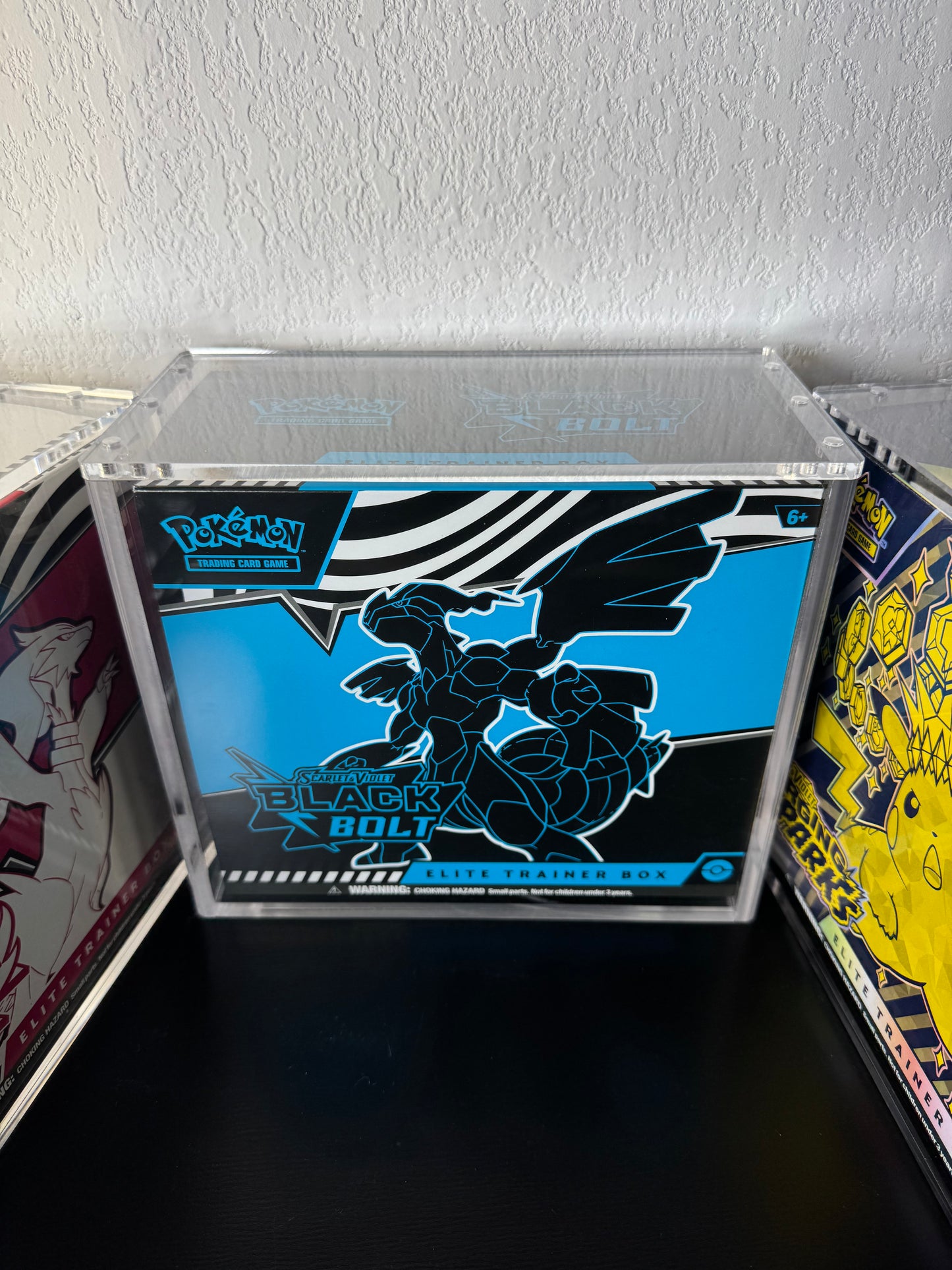 Pokemon ETB Magnetic Display Case Elite Trainer Box Protector Curved Edges
