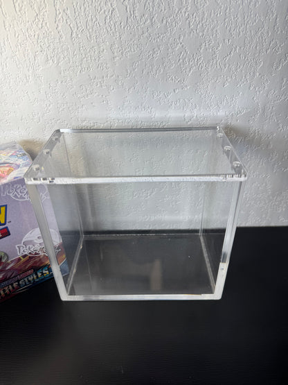 Pokemon Booster Box Acrylic Display Case UV Resistant Magnetic Lid Collector Protector CA Collects