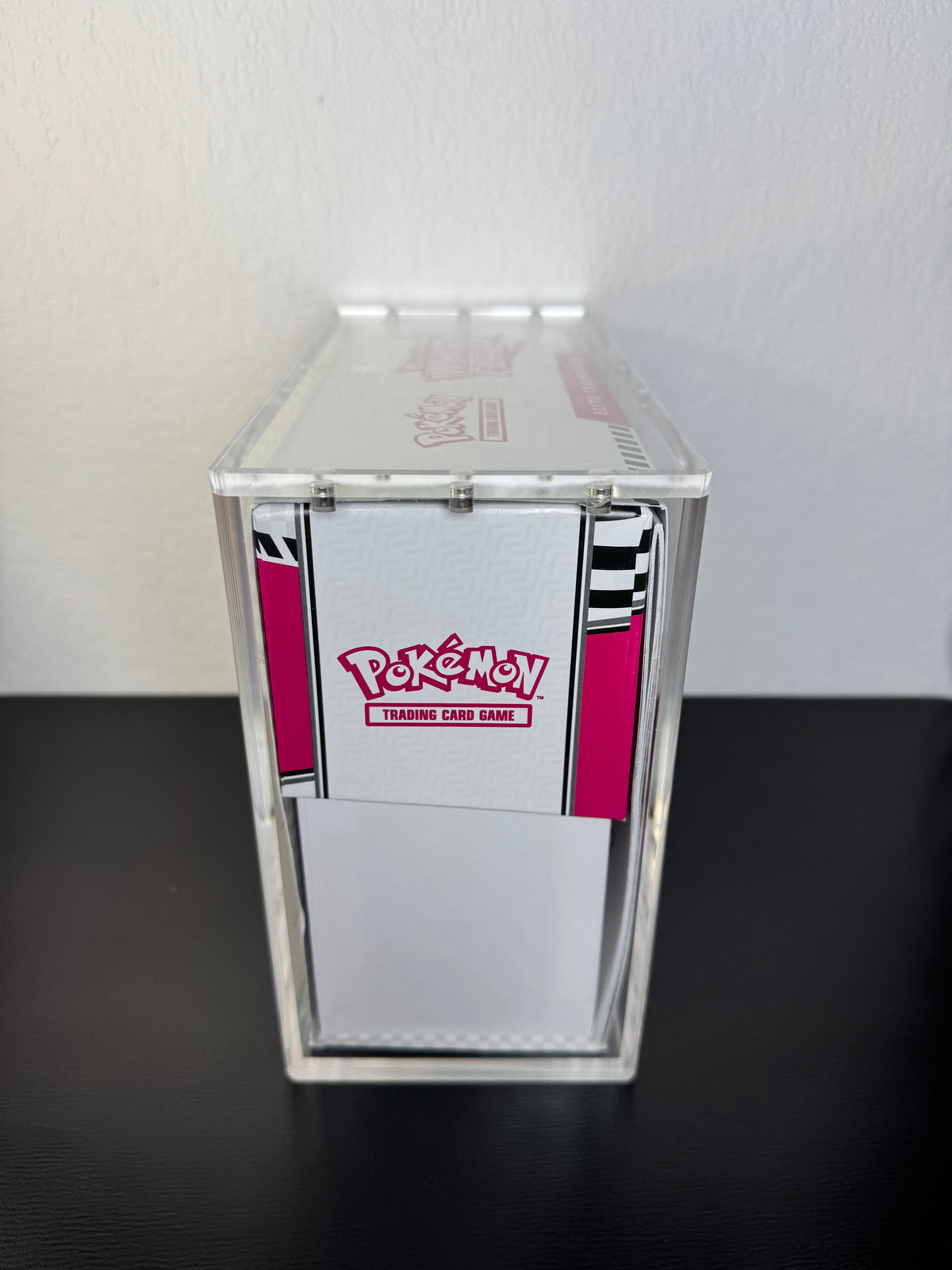 Pokemon ETB Magnetic Display Case Elite Trainer Box Protector Curved Edges