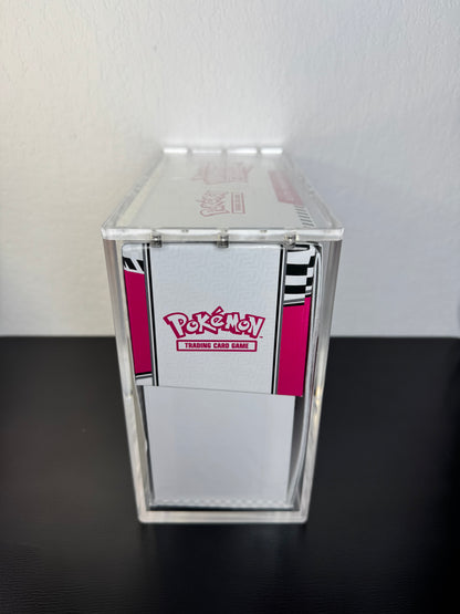 Pokemon ETB Magnetic Display Case Elite Trainer Box Protector Curved Edges
