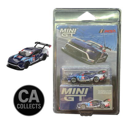 Mini GT 1:64 Ford Mustang GT3 #64 Ford Multimatic Motorsports 2024 IMSA Daytona 24Hr Diecast Race Car Model