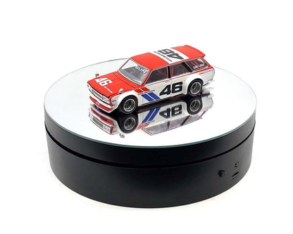 Mini Rotating Display Turntable 4.75" USB/Battery Powered | 360° Collector Display Stand