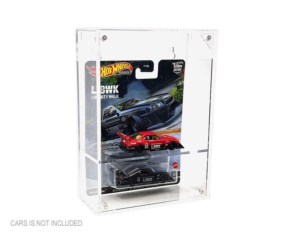 MiJo Exclusives MJ15020 Premium Single Display Case | Magnetic Cover 1:64 Collector Display