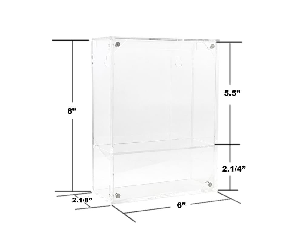 MiJo Exclusives MJ15020 Premium Single Display Case | Magnetic Cover 1:64 Collector Display
