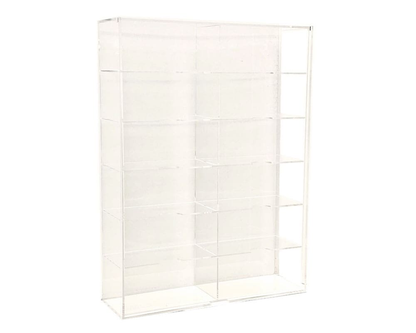 MiJo Exclusives MJ10012 1:64 Wall Mount Display Case | 12 Car Collector Display Clear