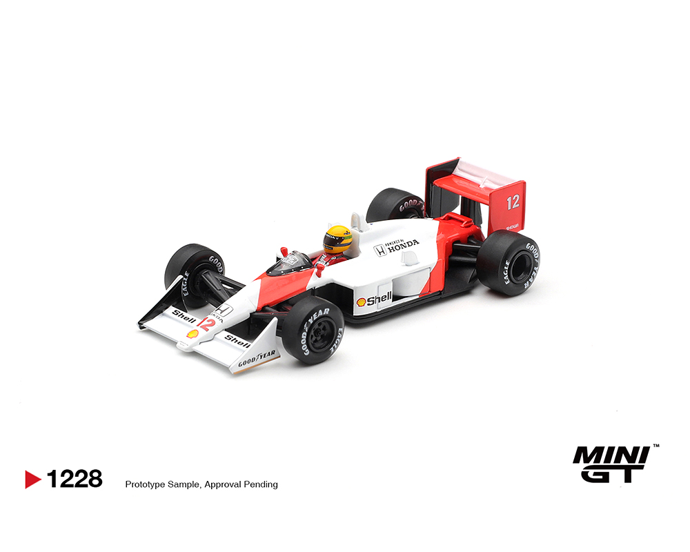 Mini GT 1:64 McLaren MP4/4 #12 Ayrton Senna 1988 Canadian Grand Prix Winner Limited Edition Diecast Scale Model MGT01228 - Preorder