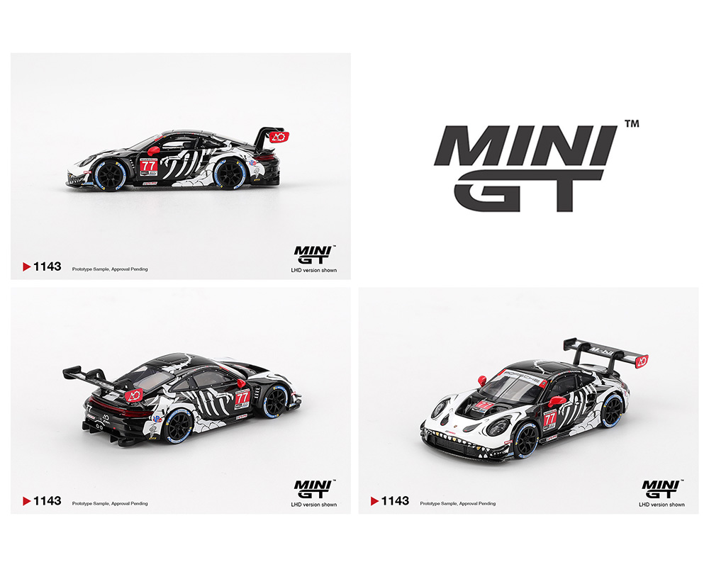 (Preorder) Mini GT 1:64 Porsche 911 GT3 R #77 AO Racing 2025 IMSA Petit Le Mans