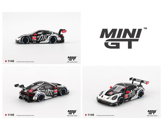 (Preorder) Mini GT 1:64 Porsche 911 GT3 R #77 AO Racing 2025 IMSA Petit Le Mans