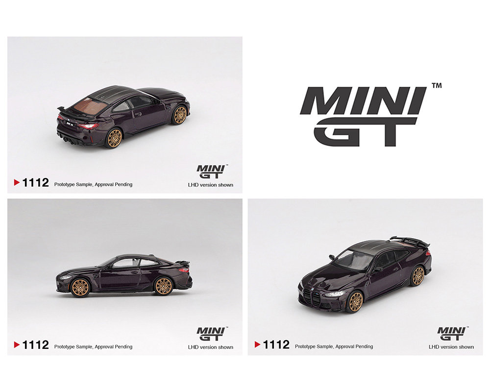 Mini GT 1:64 BMW M4 M-Performance G82 Daytona Violet Diecast Scale Model MGT01112 - Preorder