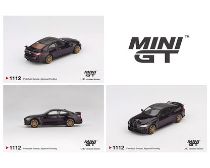 Mini GT 1:64 BMW M4 M-Performance G82 Daytona Violet Diecast Scale Model MGT01112 - Preorder