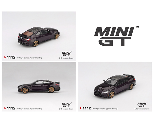 Mini GT 1:64 BMW M4 M-Performance G82 Daytona Violet Diecast Scale Model MGT01112 - Preorder