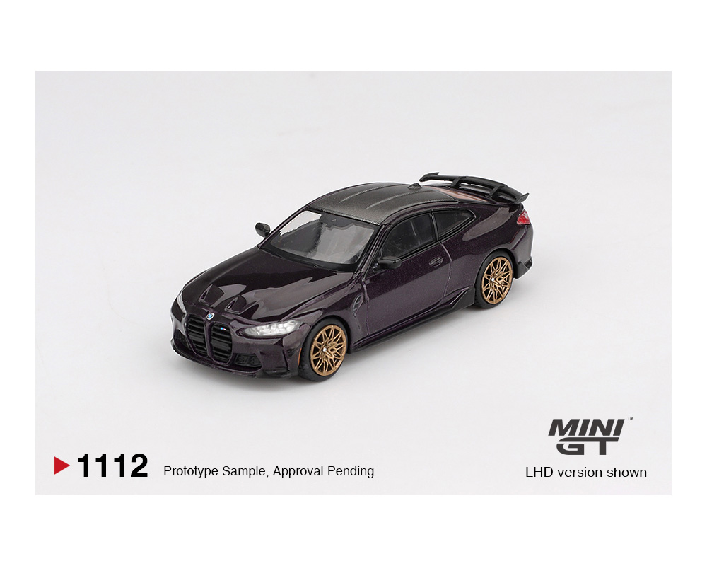 Mini GT 1:64 BMW M4 M-Performance G82 Daytona Violet Diecast Scale Model MGT01112 - Preorder