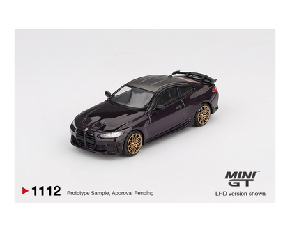 Mini GT 1:64 BMW M4 M-Performance G82 Daytona Violet Diecast Scale Model MGT01112 - Preorder