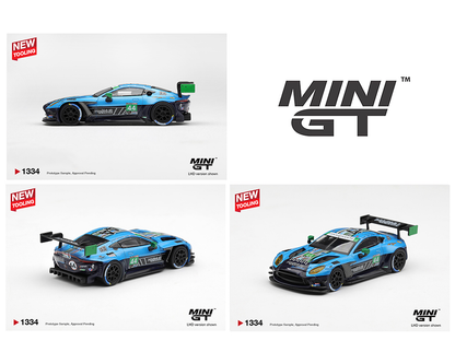 Preorder - Mini GT 1:64 Aston Martin Vantage GT3 Evo #44 Magnus Racing 2025 IMSA Daytona 24 Hrs Blue MGT01334-BL