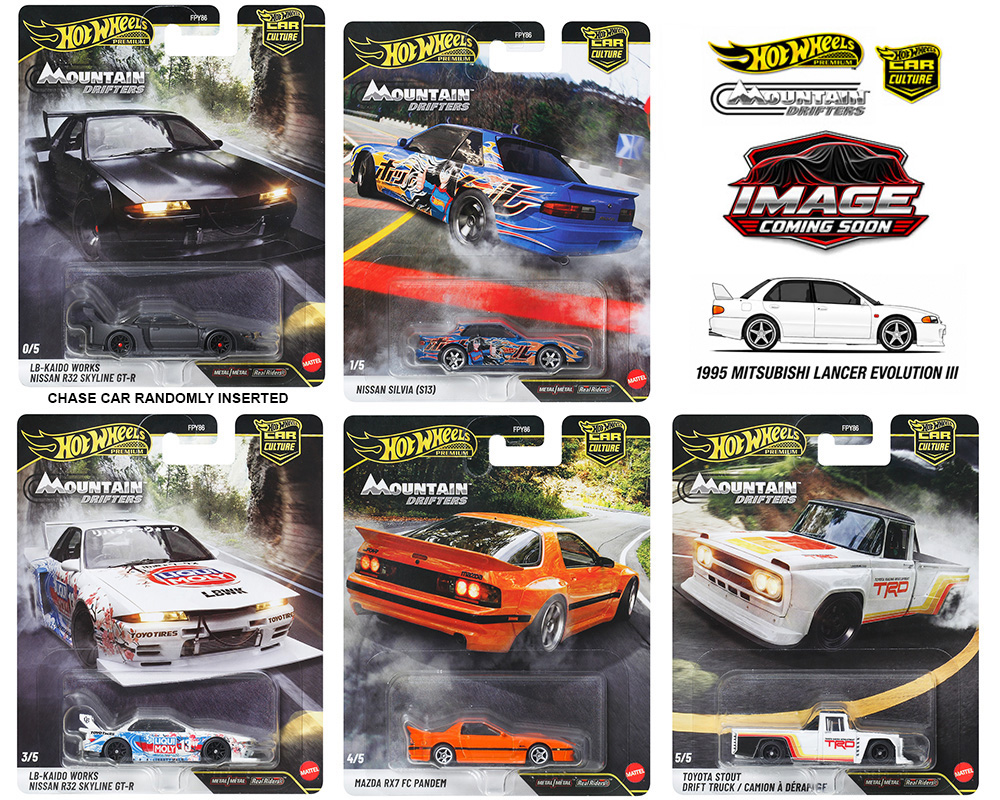 Preorder - Hot Wheels Car Culture Mountain Drifters Factory Sealed Case FPY86-962A 1:64